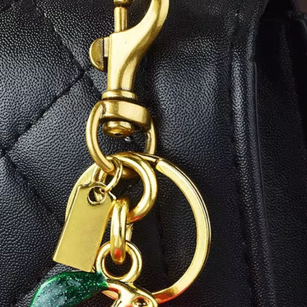 Apple Bag Charm/Key Chain. - Picture 4 of 7
